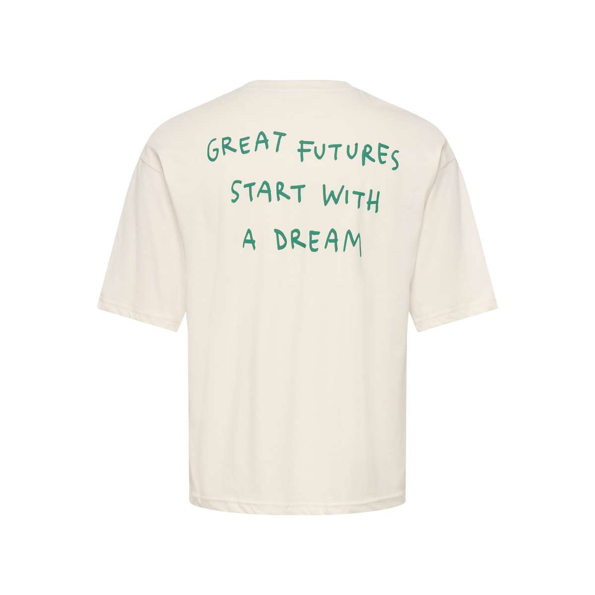 ONLY & SONS MENS AXEL SCRIBBLE BOXY FIT SS TEE Egret White